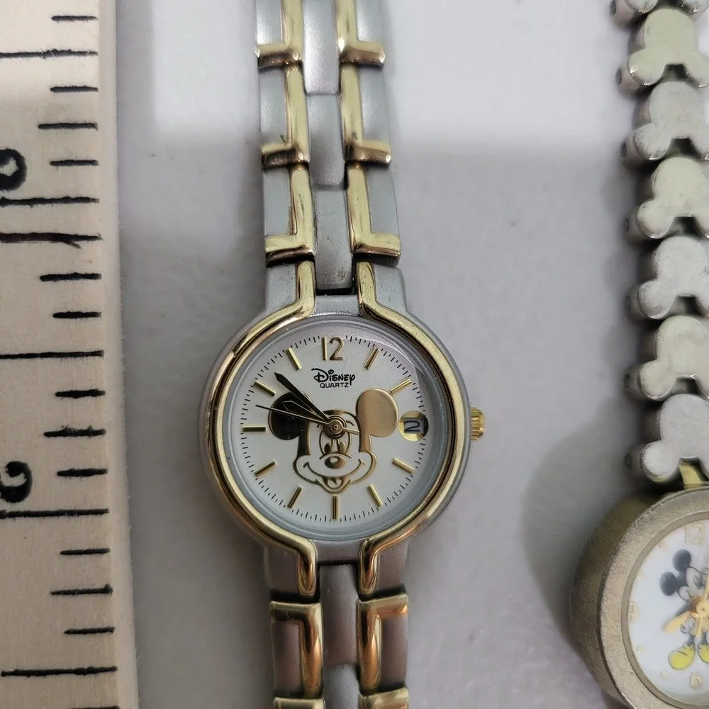 Mickey Mouse Official Disney Park Quartz Watches -Lot of 2